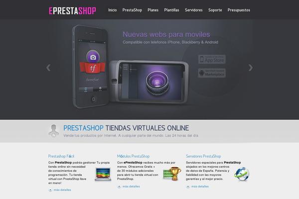 eprestashop.es site used Prestashop
