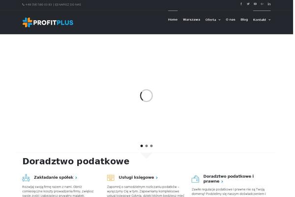 Profitplus theme site design template sample