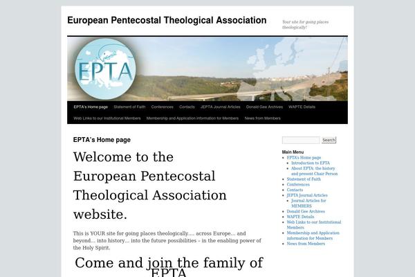 Twenty Ten theme site design template sample