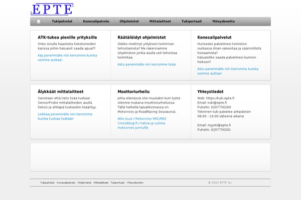 Site using Oxygen plugin