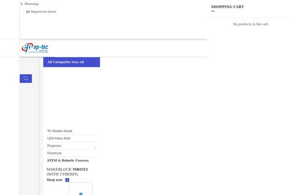 eptecstore.com site used Electro