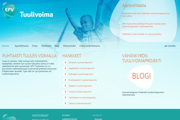 epvtuulivoima.fi site used Tuulivoima2022