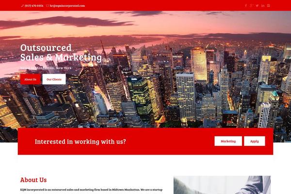 WordPress website example screenshot