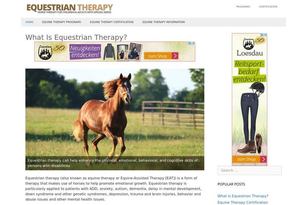 WordPress website example screenshot