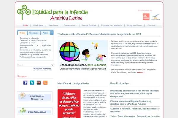 equidadparalainfancia.org site used Equidad4