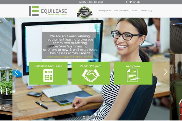 equilease.com site used Framework