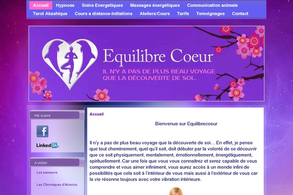 equilibrecoeur.com site used Winter
