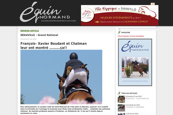 equin-normand.com site used Newstheme