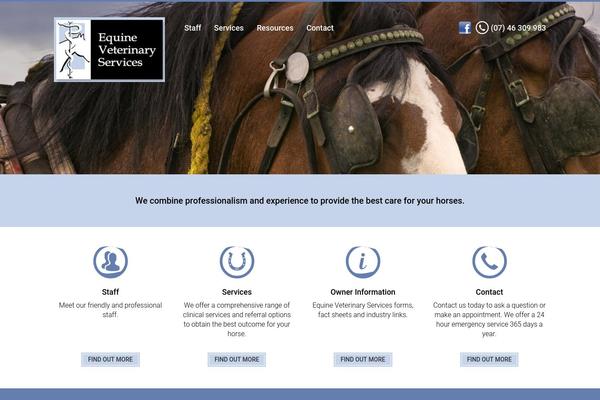 equineveterinaryservices.com.au site used Equinevet