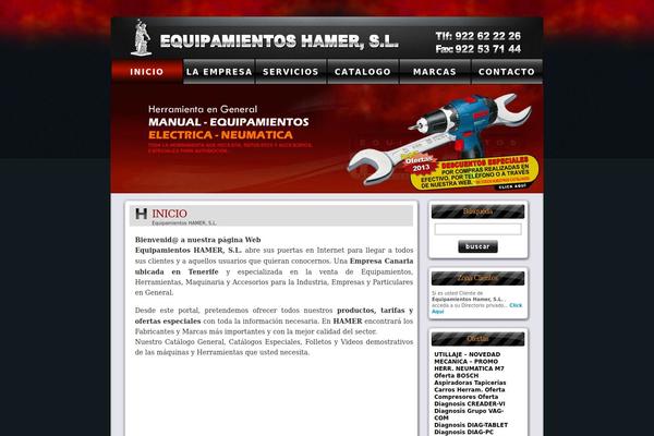 equipamientoshamer.com site used Hamer