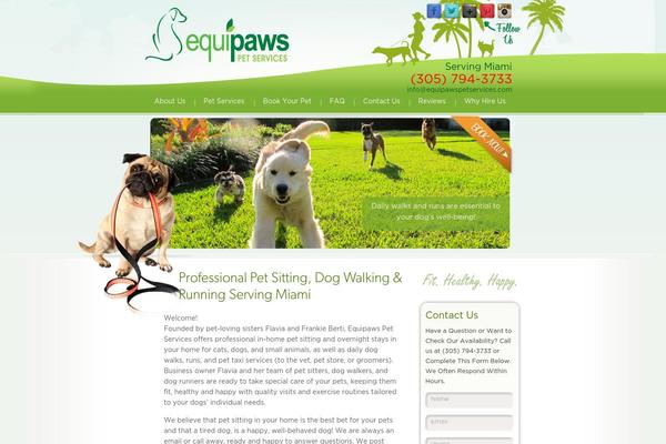 equipawspetservices.com site used Equipaws