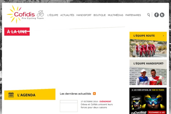 equipe-cofidis.com site used Cofidis