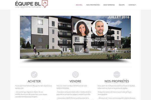 WP Residence theme site design template sample