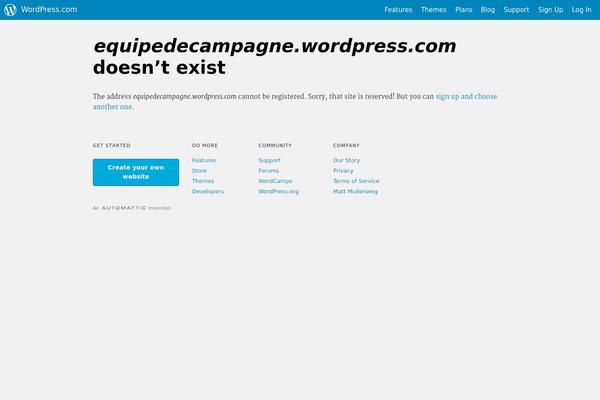 WordPress website example screenshot