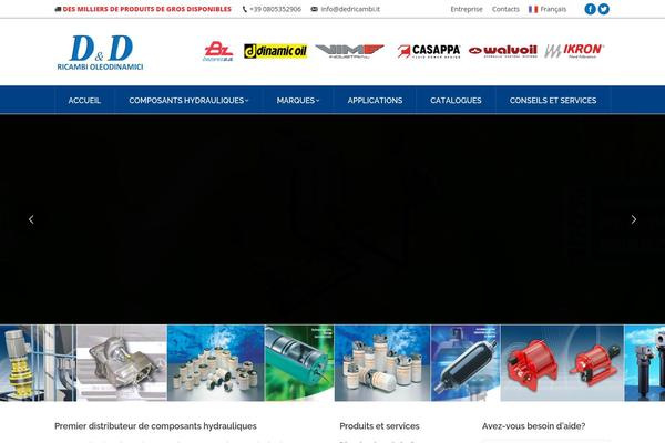 The7 theme site design template sample