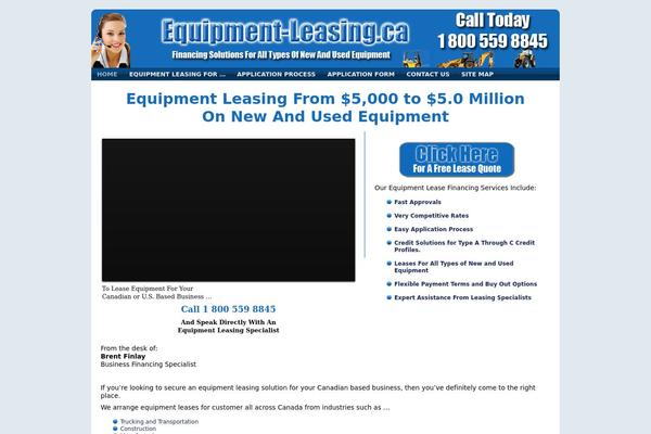 equipment-leasing.ca site used Equipmentleasing11b2015