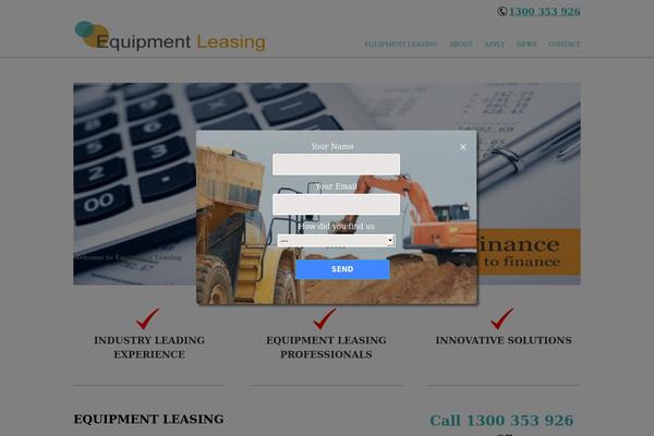 equipment-leasing.com.au site used Equipmentleasing