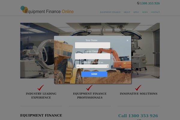 equipmentfinanceonline.com.au site used Equipmentfinanceonline