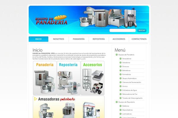 equipodepanaderia.com site used Theme1070