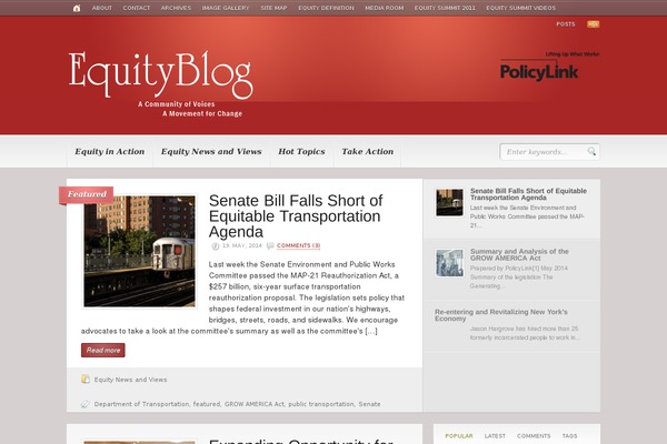 equityblog.org site used Headlines2