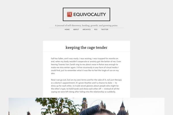 equivocality.com site used Equivocality14