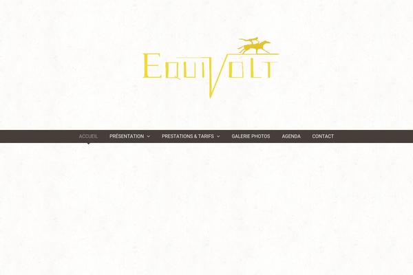 Equestrian theme site design template sample