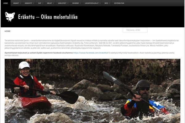 Hueman theme site design template sample