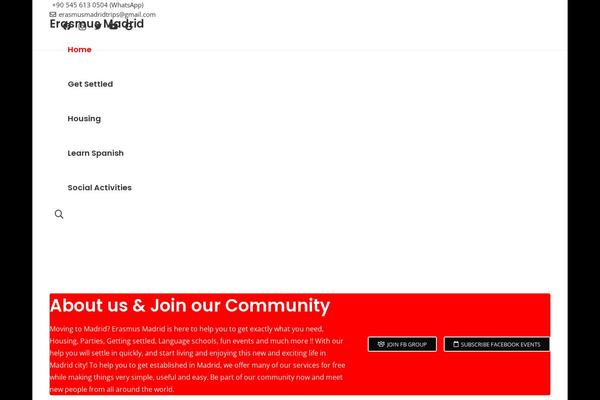 Impreza theme site design template sample