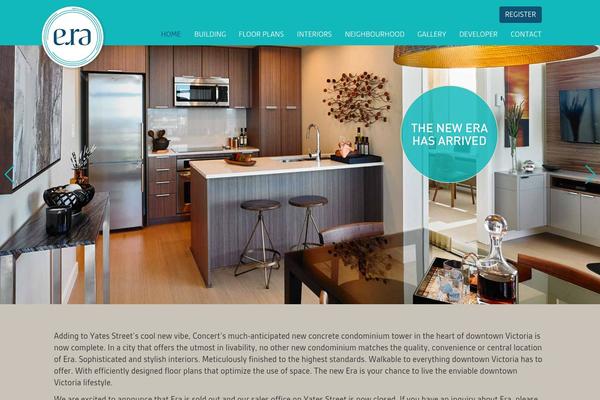 Era theme site design template sample