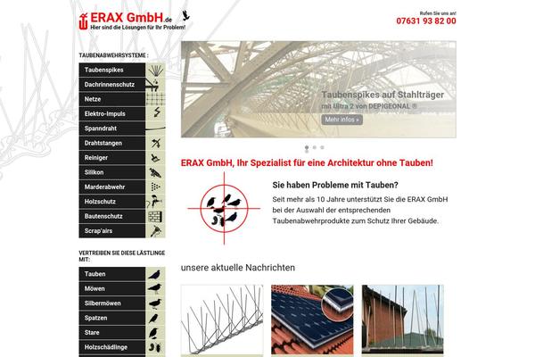 erax-gmbh.com site used Erax2013