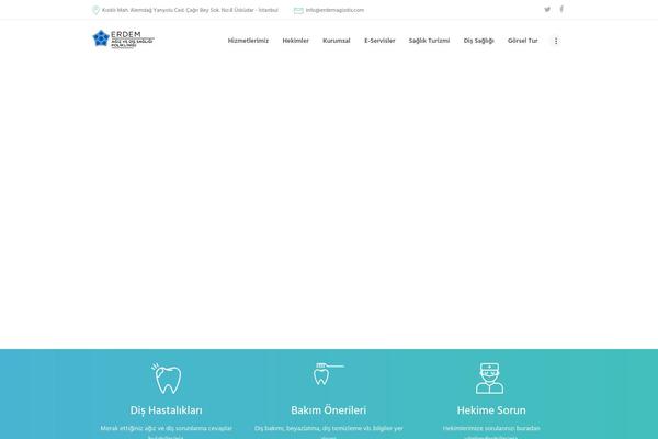 Dental-clinic theme site design template sample