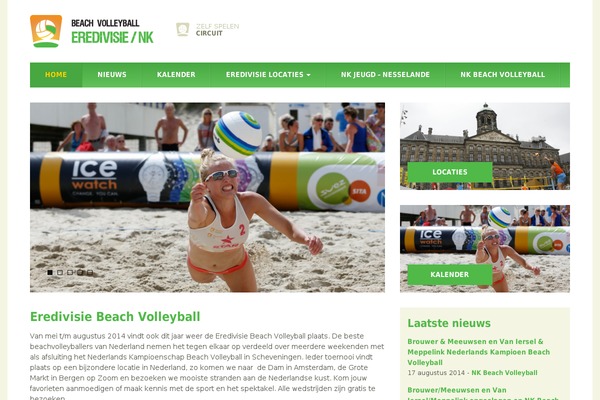eredivisiebeachvolleyball.nl site used Beachvolley