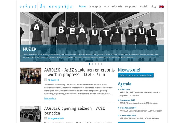 WordPress website example screenshot