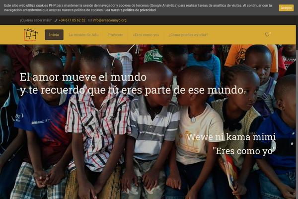 WordPress website example screenshot