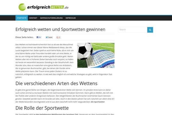 ColorMag theme site design template sample