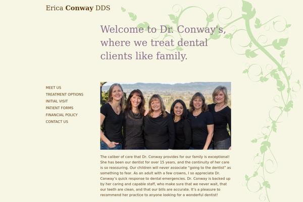 ericaconwaydds.com site used Conway