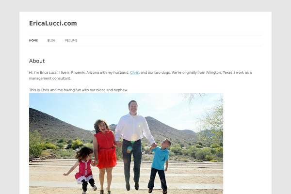 Twenty Twelve theme site design template sample