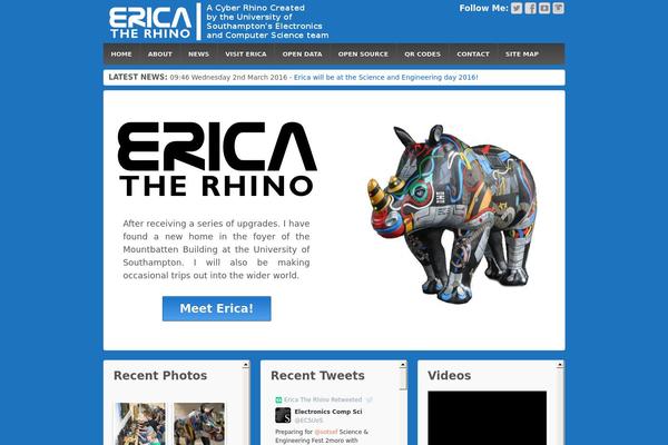 ericatherhino.org site used Responsive-rhino