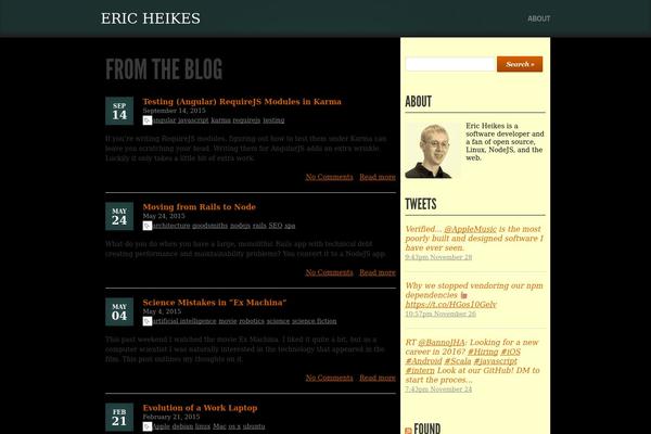 ericheikes.com site used Project-blocks