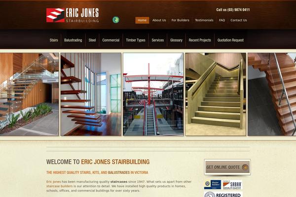 ericjonesstairs.com.au site used Ericjonesstairs