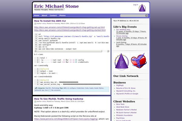 Ems theme site design template sample