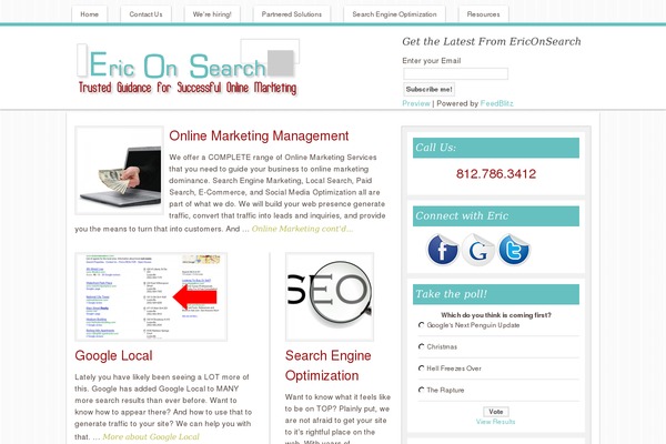 WordPress website example screenshot