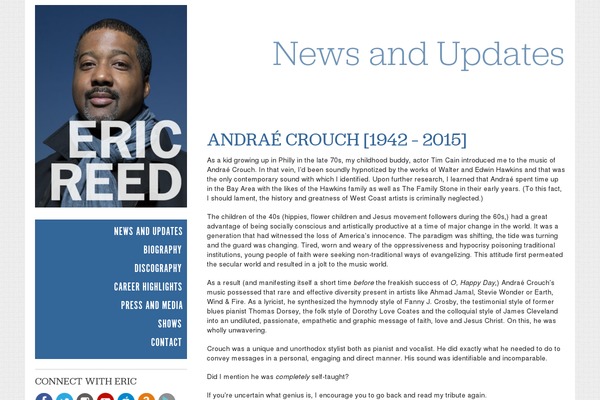 ericreed.net site used Eric2014