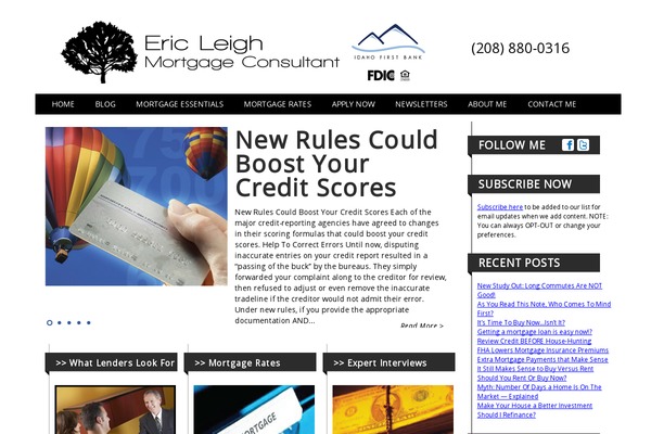 WordPress website example screenshot