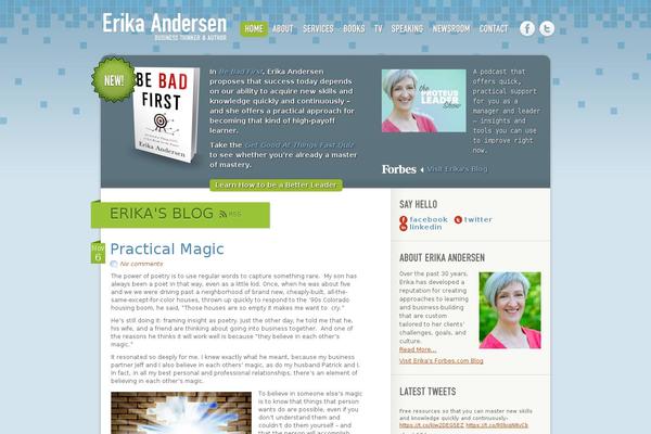 erikaandersen.com site used Andersen2012