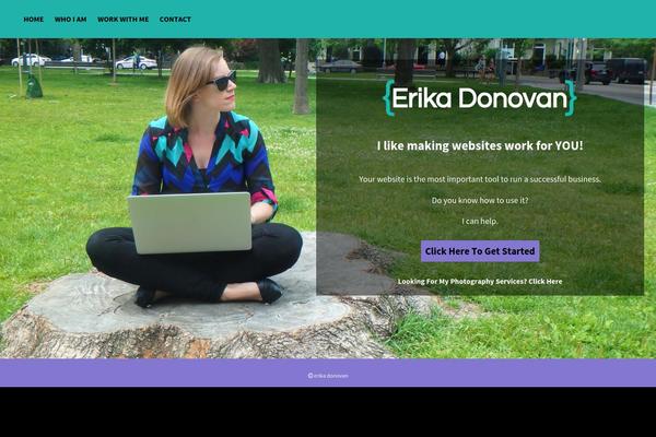 erikadonovan.com site used Erika-donovan