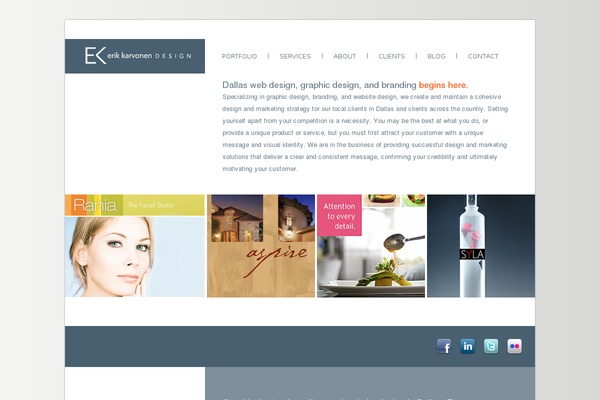 WordPress website example screenshot