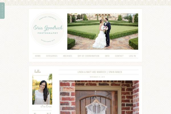 Prophoto4 theme site design template sample