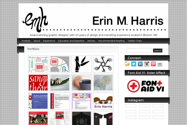 WordPress website example screenshot