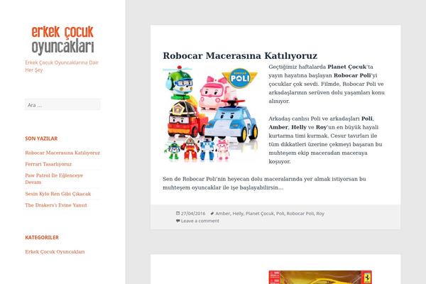 Twenty Fifteen theme site design template sample